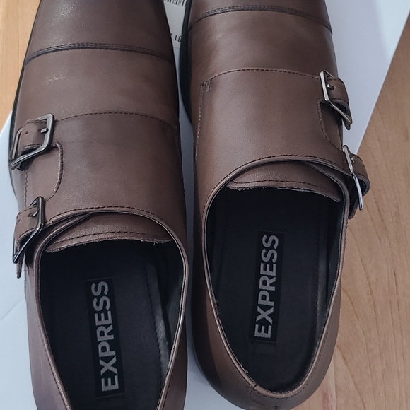 Express Brown‎ Double Monk Strap Oxfords main image 4